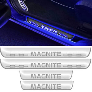 Auto E-Shopping LED Foot Step Door Guard for Magnite Set of 4 Piece