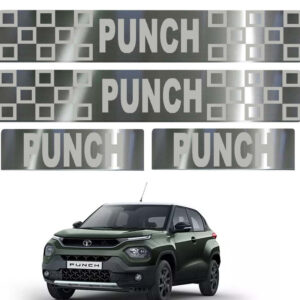 Auto E-Shopping Door Guard steel sill Foot Step for Punch Set of 4 Piece