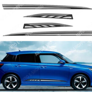 Auto E-Shopping Car Door Side Beading Moulding for Swift 2024 Model Set of 4 Pieces