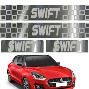 Auto E-Shopping Door Guard steel sill Foot Step for Swift New Set of 4 Piece