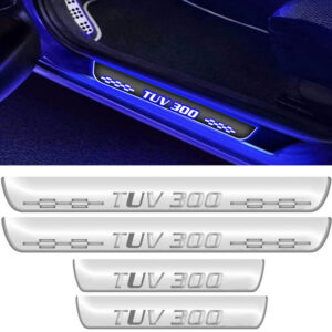 Auto E-Shopping LED Foot Step Door Guard for TUV 300 Set of 4 Piece