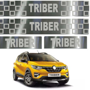 Auto E-Shopping Door Guard steel sill Foot Step for Triber Set of 4 Piece