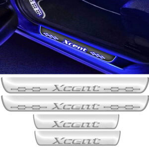Auto E-Shopping LED Foot Step Door Guard for Xcent Set of 4 Piece