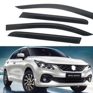 Baleno 2022 onwards Door Visor Premium Sun Rain Visor Wind Deflector for Baleno 2022 onwards Set of 4 Pieces