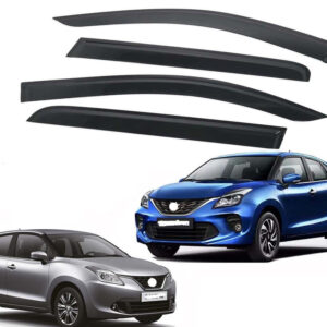 Baleno New Door Visor Premium Sun Rain Visor Wind Deflector for Baleno New Set of 4 Pieces
