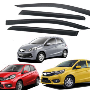 Brio Door Visor Premium Sun Rain Visor Wind Deflector for Brio Set of 4 Pieces