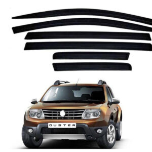Duster Door Visor Premium Sun Rain Visor Wind Deflector for Duster Set of 6 Pieces
