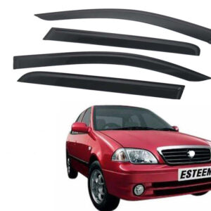 Esteem Door Visor Premium Sun Rain Visor Wind Deflector for Esteem Set of 4 Pieces