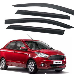 Figo New / Aspire Door Visor Premium Sun Rain Visor Wind Deflector for Figo New / Aspire Set of 4 Pieces