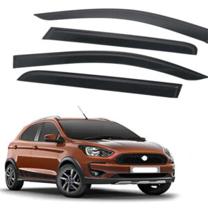 Free Style Door Visor Premium Sun Rain Visor Wind Deflector for Free Style Set of 4 Pieces