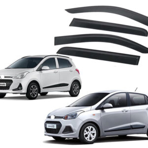 I10 Grand Door Visor Premium Sun Rain Visor Wind Deflector for I10 Grand Set of 4 Pieces