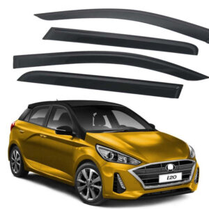 I20 2020 onwards Door Visor Premium Sun Rain Visor Wind Deflector for I20 2020 onwards Set of 4 Pieces