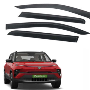 Punch EV Door Visor Premium Sun Rain Visor Wind Deflector for Punch EV Set of 4 Pieces